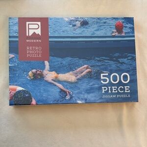NEW! Pocono Modern Retro Photo Puzzle “Swimming Ladies” - 500 Piece